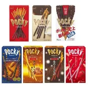 +東瀛go+ (特價) 固力果 POCKY 可可餅乾棒 杏仁可可/焦糖海鹽/可可粉/牛奶/草莓風味 glico 日本進口
