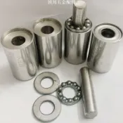 五金配件+-h53304不鏽鋼帶軸承門較大門較圓棒38圓柱形帶鋼珠軸承櫥櫃門鉸鏈可開發票[領邦五金配件]