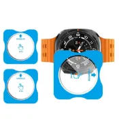 【自動定位9H鋼化膜】適用 三星 Watch 6 Classic 43mm SM-R950 SM-R955手錶保護貼