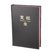 【中文聖經新標點和合本】上帝版 橫排型 串珠 黑色硬面紅邊 CUNPCS073