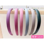 🌟ZG0571🌟 韓版休閒1.2cm霧面髮箍  2.5cm寬邊彩色髮箍 簡約帶齒防滑髪箍 素面百搭磨砂頭箍