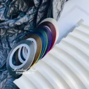 Rainbow Nail 日系新品美甲鐳射金銀線  貼紙 金銀線