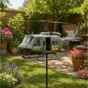 【熱銷】創意熱銷Vietnam Helicopter Wind Spinner直升機風車