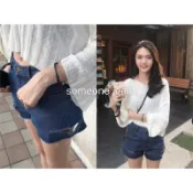 someone jeans 微辣大腿割破牛仔短褲 原價890 (S~XL) A8017799.790A11TZ49