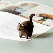 鑄鐵᯽小猫咪᯽ 貓頭鷹᯽犀牛᯽擱筆架᯽紙鎮 ᯽全鐵