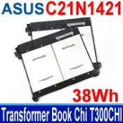 筆電達人 華碩 ASUS C21N1421 原廠電池 變形筆電 Transformer Book T300 Chi T300CHI