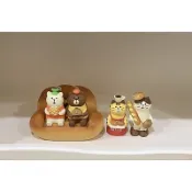 卡朵傢飾～Zakka 雜貨 超可愛 Q版 麵包椅 菠蘿熊 栗子熊 法棍小貓 老虎 多肉擺飾 桌上裝飾 辦公桌配件 小物
