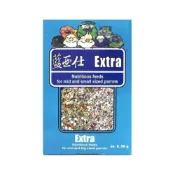 (店+)【Extra 藍亞仕】悠悠兩棲爬蟲特寵 藍亞仕中小型無殼日糧 二公斤半 真空包裝  鳥飼料 鸚鵡飼料 鸚鵡用品專區