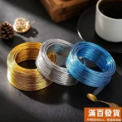 🎈免運!🚀臺灣有貨🎈可開票🎈彩色盆景造型專用鋁絲鋁線盤扎鋁絲線蟠扎園藝鐵絲花卉羅漢松定型限時