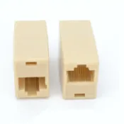 網路直通頭8P8C 網線對接頭 網路雙通頭 網路線延長器 雙母RJ45網線連接器【DD307】 123便利屋