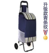 宜百家 免運 折疊買菜購物手推車 買菜車購物車折疊便攜手推車 加高手柄加厚布袋 手拉車行李車