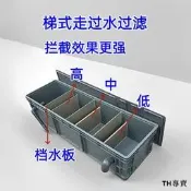 .周轉過濾箱魚池魚缸過濾箱水質淨化箱多功能過濾箱