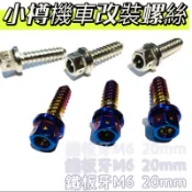 勁戰四代 五代戰 原廠風扇蓋螺絲 鐵板牙M6 20mm