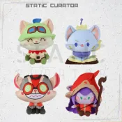 [官方聯名週邊] MINISO 名創優品 x LOL 英雄聯盟手遊 聯名款 坐姿玩偶 (悠咪/提摩/露璐/希格斯) 現貨