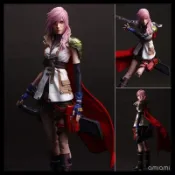 【買動漫】預購 兩段 █Mine公仔█日版 SQEX 史克威爾 太空戰士13 FFXIII PLAY ARTS 真雷光 可動 PVC 最終幻想