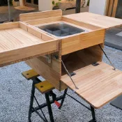 【廠傢直銷 齣口品質】輔助車後備箱架子擺攤夜市關東煮章魚小丸子脆皮澱粉腸糯米飯木闆 擺攤架 擺攤車 展示架 攤位車 UE
