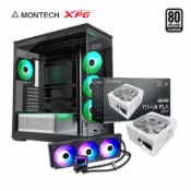 [欣亞購物網] 【促銷】MONTECH TITAN PLA 850W+XPG 威剛 TRITON II 360 SE 黑 水冷+MONTECH TG3 黑 全景玻璃機殼