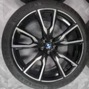 拆車胎皮 復刻高仿原廠鋁圈 22寸新款BMW X7行政版M 鋁圈輪胎 前275/40後315/35 新X5X6X7