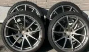 RAYS VR-G25 20吋5孔112 ET29 9.5J 單片鍛造 已絕版 ND色原漆美品 使用痕跡與小傷有