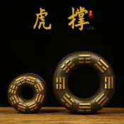 🔥賣家嚴選🔥銅手把件古玩銅器醫用鈴鐺虎撐八卦日月星辰純銅虎撐鈴鐺師鈴鐺
