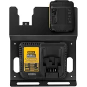 鼎盛貿易行 適用于得偉DeWalt 20V 電池 DCB115充電器壁掛式支架德偉18V 60V