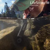 城市綠洲 LifeStraw 頂峰生命淨水吸管 PEAK SERIES STRAW｜深灰 (登山 健行 露營 旅遊 急難 避難 野外求生)