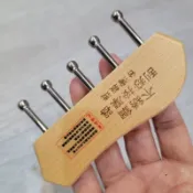 隔日到下殺↘【佳樺🇹🇼刮痧板】MIT原木魚形5丁無痕刮痧按摩器GSM-4正品有發票 不鏽鋼刮痧棒 頭皮按摩梳 肩頸指壓棒