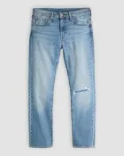 史低優惠【高價大E款W30-W40】美國 LEVI'S 502 Taper 經典修身錐形牛仔褲 中藍自然破壞水洗501