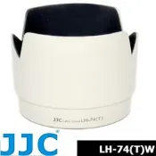JJC副廠Canon遮光罩LH-74(T)W白色/蓮花瓣型(相容佳能原廠ET-74遮光罩)適EF 70-200mm F4L IS USM小小黑