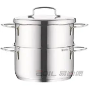 易生活ELiving WMF Mini 湯鍋 (含蓋、蒸籠) 16cm 07 1683 6040