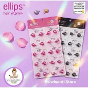 ELIPS Hair Vitamin Perawatan Rambut Hitam / Rusak isi 20