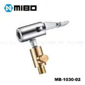 【MIBO 米寶】打氣機專用 L型夾式氣嘴轉接頭