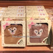 東京迪士尼 達菲 雪莉玫 毛絨絨 絨毛 連身衣服 連帽衣服 包屁衣 嬰兒 禮盒組