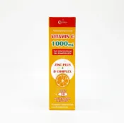 德國進口 健而美 維他命C1000mg+B群+鋅 發泡錠 20錠 (成份同速補美 B+C發泡錠)