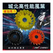 (店+)城北 高性能彩色風扇葉片 水冷BWS 勁戰六代 NMAX AEROX FORCE2.0 電盤風葉