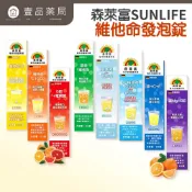 【森萊富SUNLIFE】維他命發泡錠 20錠 維他命C1000/鎂+B6/維他命B群/鐵+C【壹品藥局】