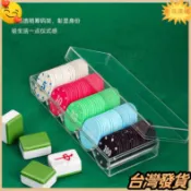 ⭐台灣發貨+統編⭐限時下殺  清倉特價 籌碼麻將棊牌新款全套金花獎勵德州打撲克防水雙麵加厚幣