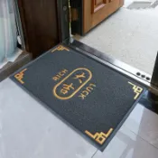 客製化 中式地墊入戶門墊門口進門家用腳墊大門口墊子絲圈防滑墊門外地毯