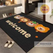 防滑 現代風👉卡通入戶門地墊簡約玄關進門腳墊子耐髒地毯家用大門口門墊可定製 地墊 地毯