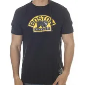 全新Majestic製NHL波士頓棕熊Boston Bruins Frittle Logo短 T  SZ M