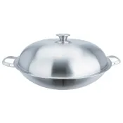 【CHEF 掌廚】316不鏽鋼 七層複合金中華炒鍋40cm
