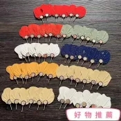 ❤好物優選❤宣紙書簽迷你小團扇書法扇紅色灑白黃宣紙半生熟袖珍小扇子空白