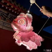 {臺灣齣貨} 中秋 醒獅燈籠 手工diy 禮品 禮物 花燈 兒童手工材料 手提小獅子舞獅