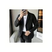 (店+) 西裝套裝男大尺碼夏西裝外套天西裝褲休閒運動長褲男生速乾透氣薄外套男士短板抗uv防曬外套商務夾克吸濕排汗冰絲涼感外套涼感褲