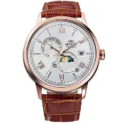 聊聊甜甜價◆ORIENT 東方錶 Sun & Moon 日月相機械錶 RA-AK0801S 玫瑰金
