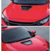 台灣現貨 引擎蓋 進氣口 三件式組 素材 亮黑 碳纖 Altis wish Camry Vios auris Rav4