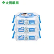 Baan 貝恩 全新配方嬰兒保養柔濕巾 濕紙巾 80抽X3包/袋 1袋 大樹藥局
