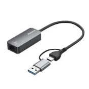(店+)【Kamera 佳美能】2.5G 有線網路卡 USB 3.0 轉接 RJ45 網卡 2.5GbE 適用 MacBook 筆電