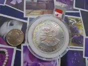 ☆豐臣館☆1964年英屬南非羚羊銀幣~zac