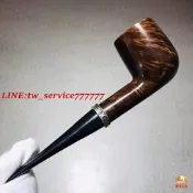 【萬禾】石楠木丘吉爾直鬥作為一名鬥客強烈推薦這款石楠直柄撞球榫處